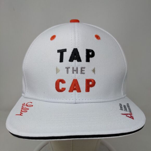 Eli Lilly Men's Snapback Hat White Tap The Cap #35 Embroidered Logo Adjustable - Picture 2 of 6